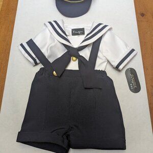 SAILOR SHORT SET - 9 Month boy - New   Style: 160